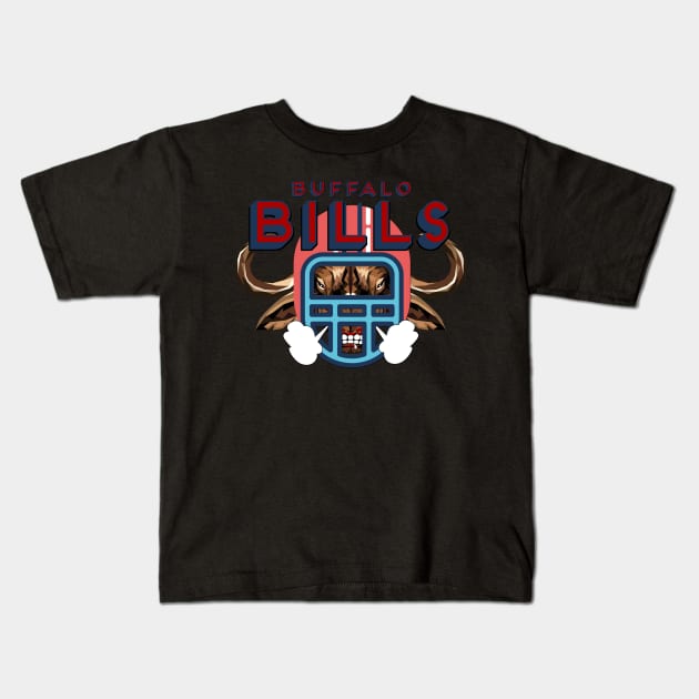 Buffalo Bills Football Kids T-Shirt by PincGeneral